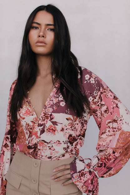 Undina Blouse - Fleur Print