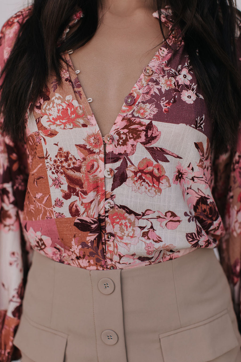 Undina Blouse - Fleur Print