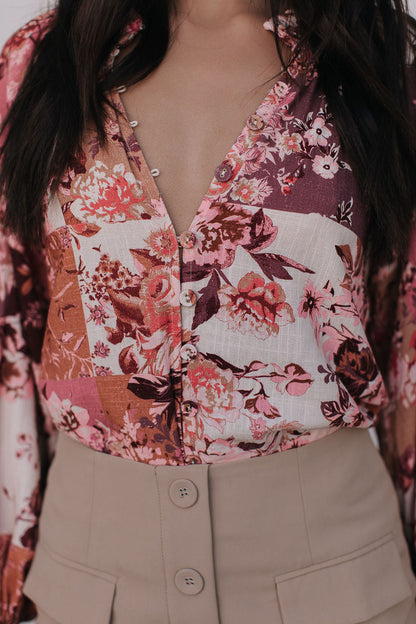 Undina Blouse - Fleur Print