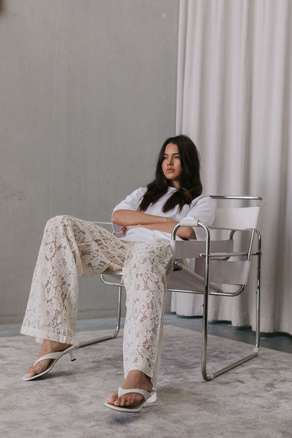 Ilsuo Pants - Cream Lace
