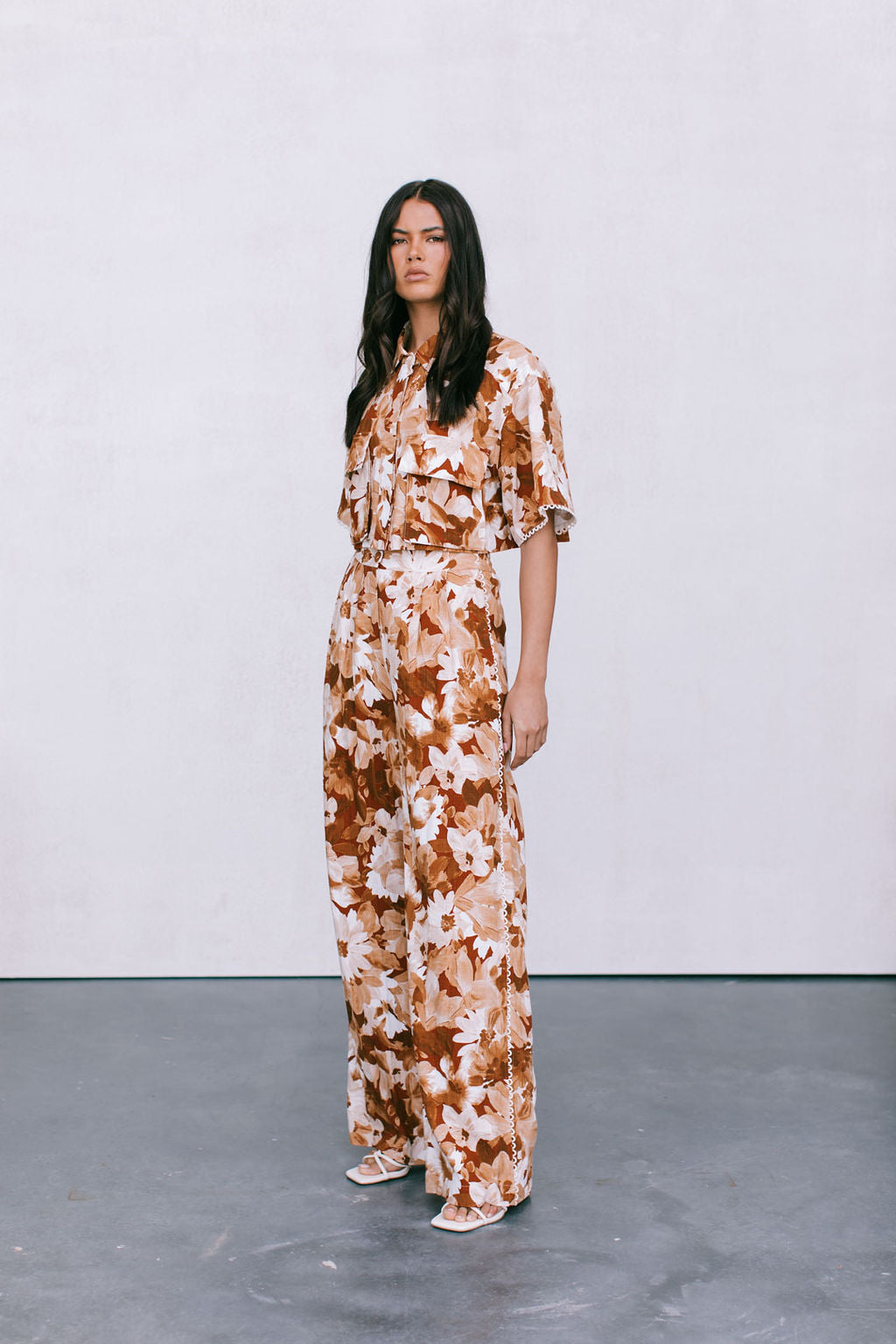 Sempre Pants - Rust Floral