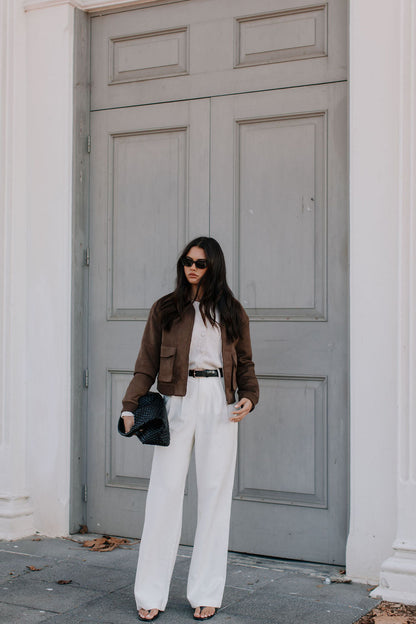 Mayda Tailored Pants - Bone