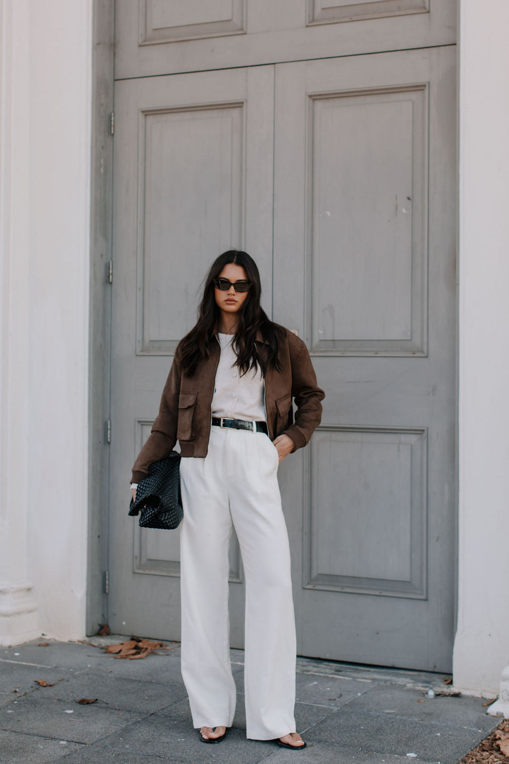 Mayda Tailored Pants - Bone