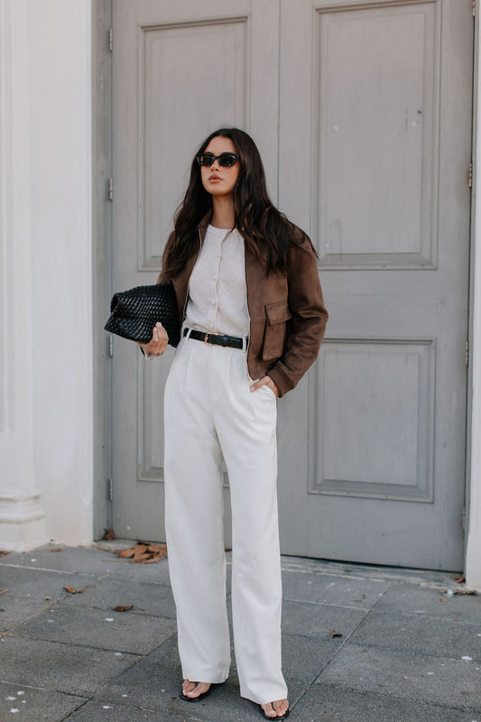 Mayda Tailored Pants - Bone