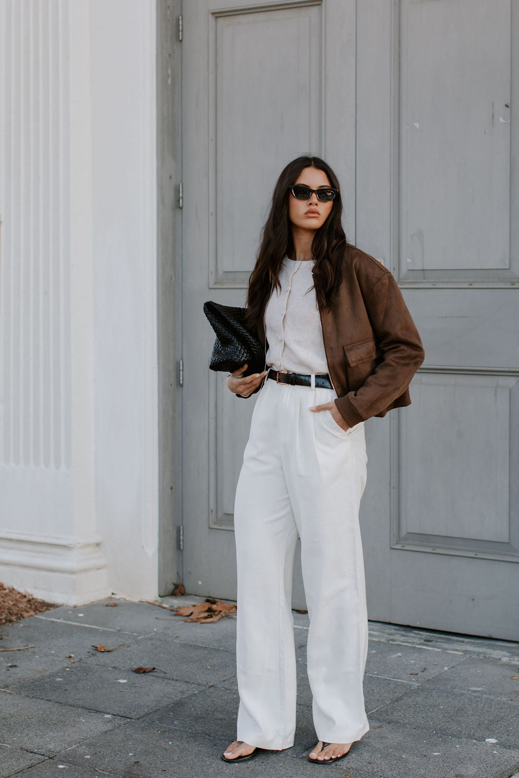 Mayda Tailored Pants - Bone