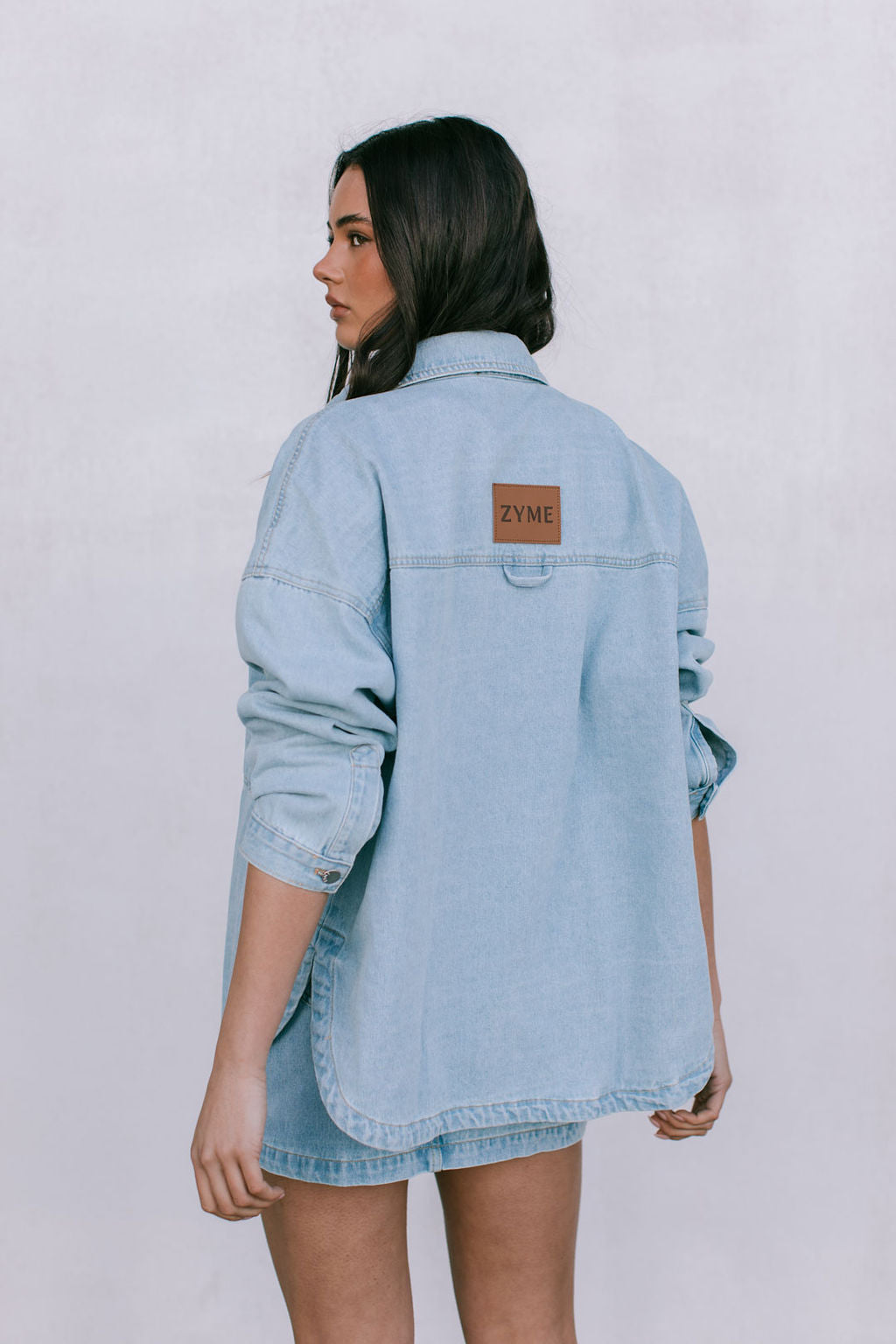 Ilou Denim Shirt - Light Wash Blue