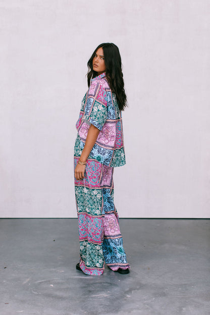 Dante Pants - Paisley Tile Print