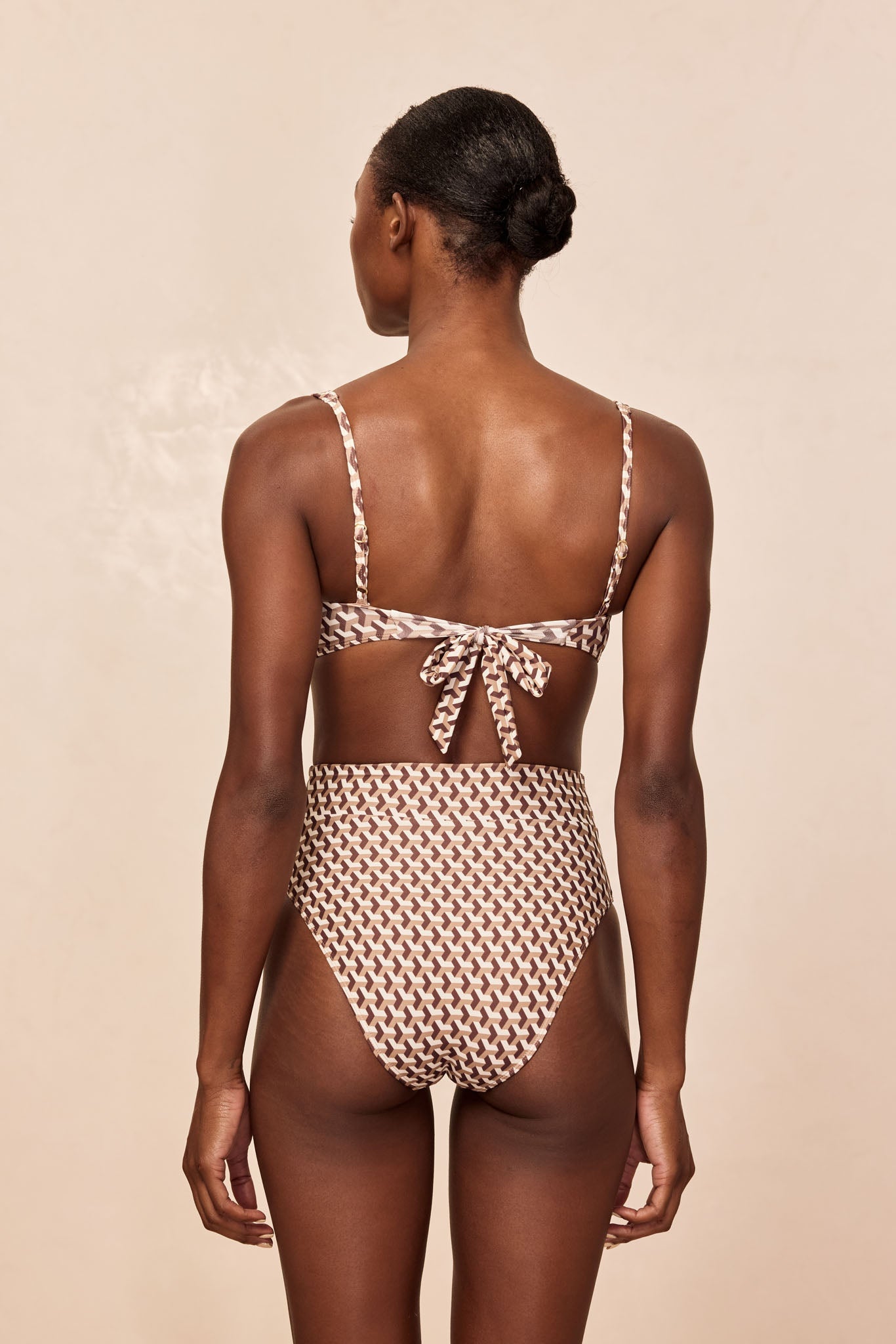 Sorrento Top - Husk Geo