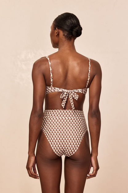 Sorrento Top - Husk Geo
