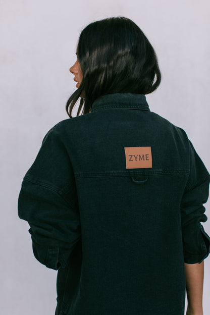 Ilou Denim Shirt - Washed Black