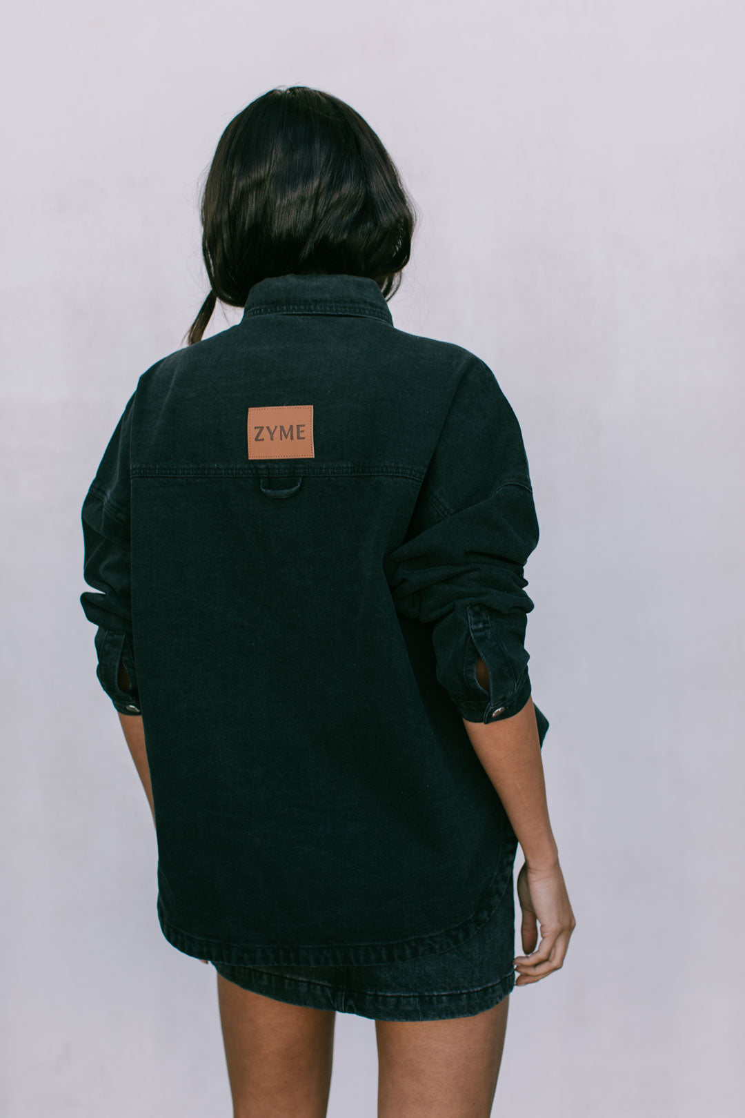 Ilou Denim Shirt - Washed Black