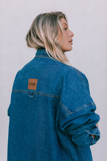 Ilou Denim Shirt - Dark Wash Blue