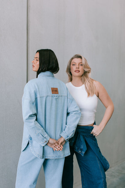 Ilou Denim Shirt - Light Wash Blue