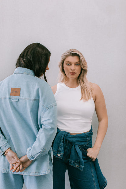Ilou Denim Shirt - Light Wash Blue