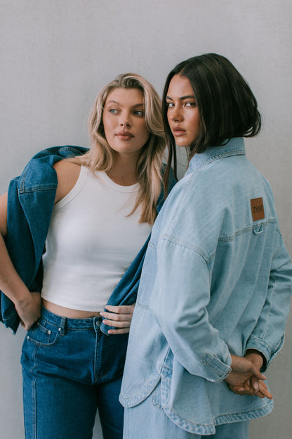 Ilou Denim Shirt - Light Wash Blue