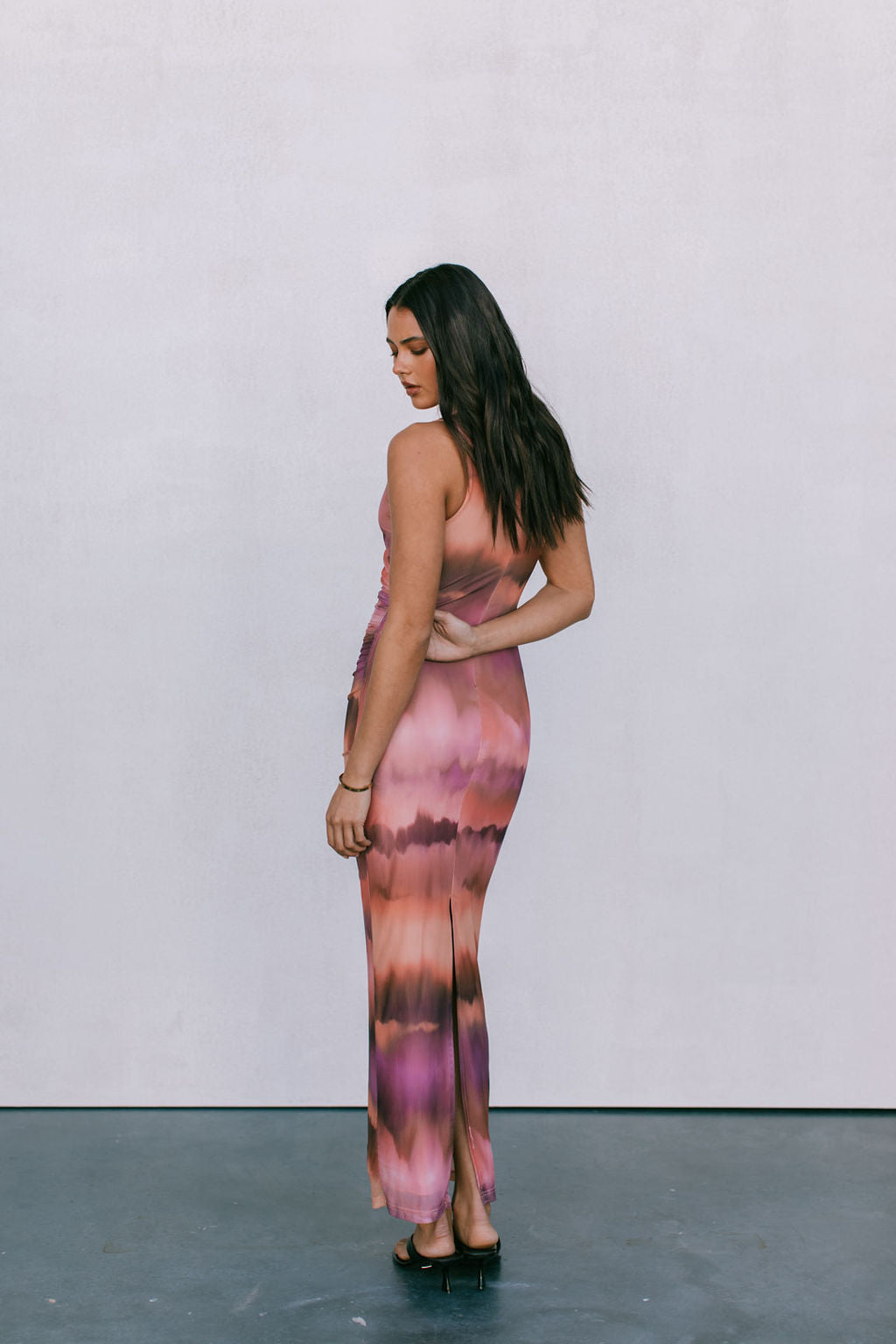Kayla Maxi Dress - Desert Haze Mesh