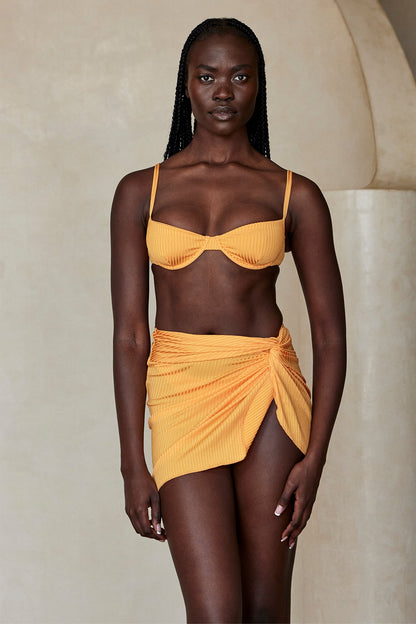 Capri Top - Clementine Wide Rib