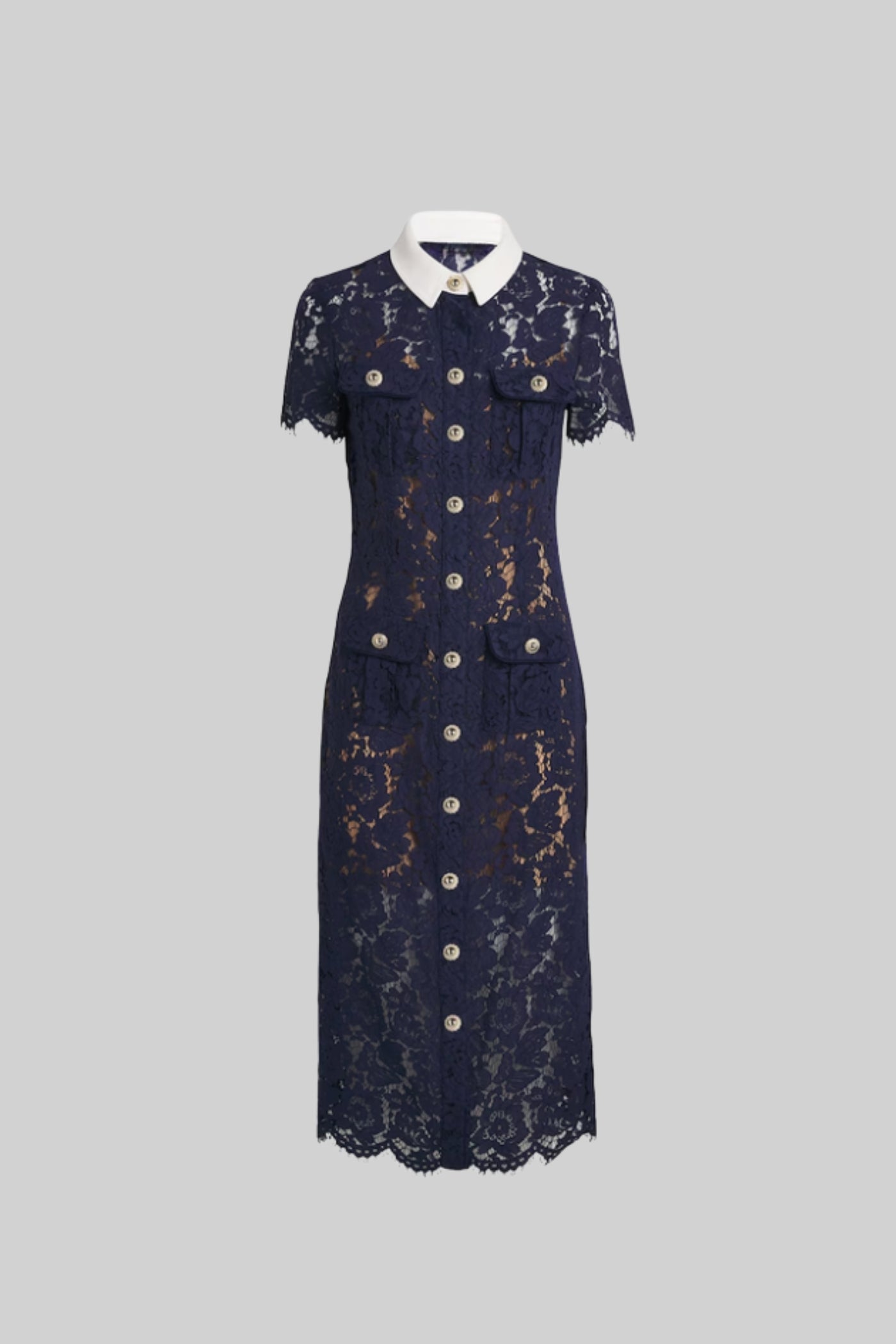 Midnight Lace Charm - Navy