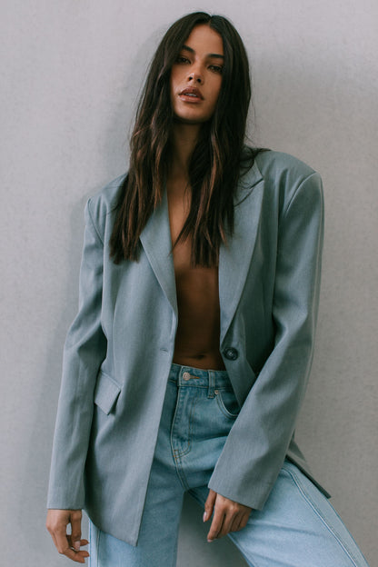 Janey Wide Leg Jeans - Light Wash Blue