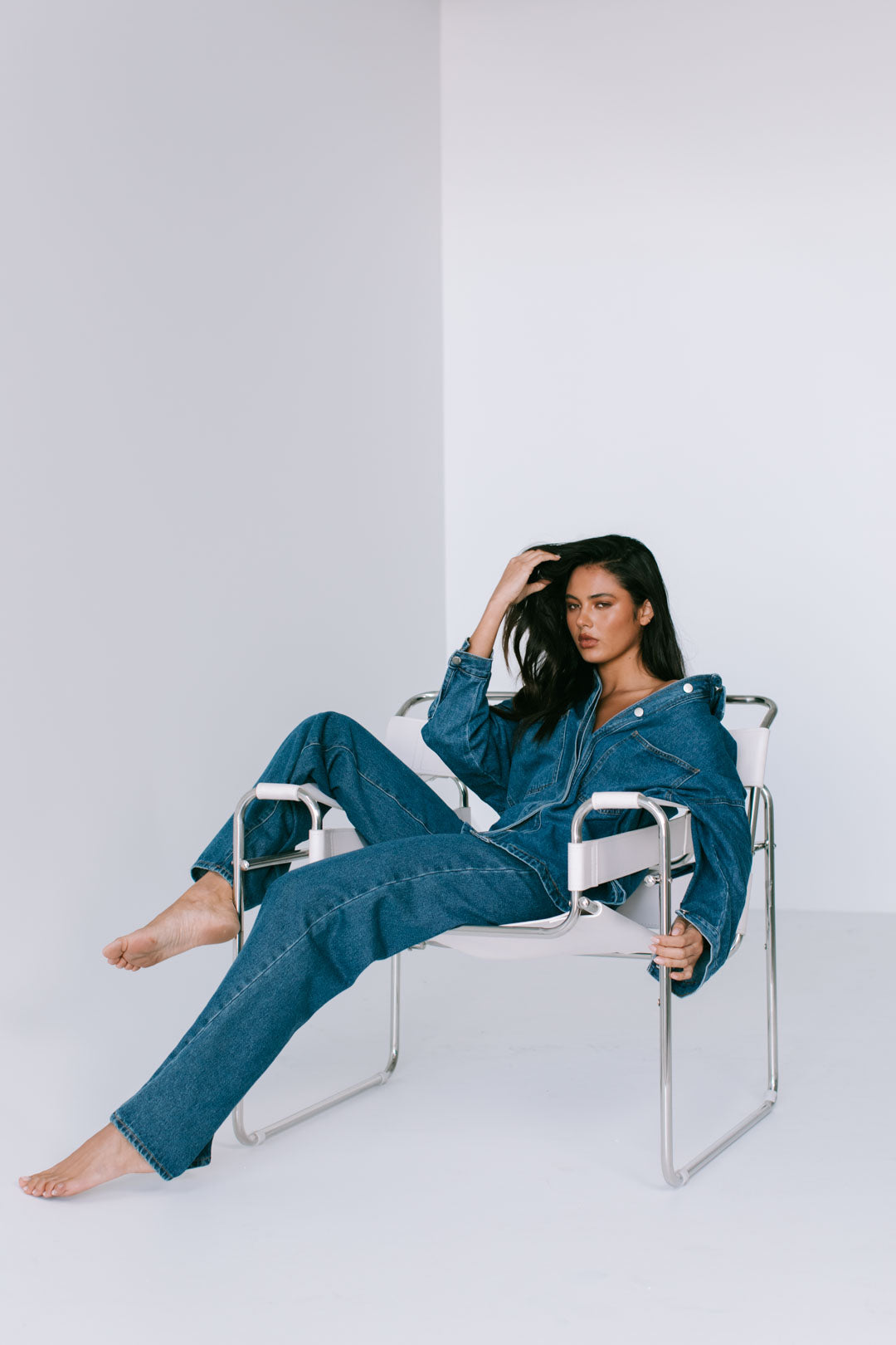 Ilou Denim Shirt - Dark Wash Blue