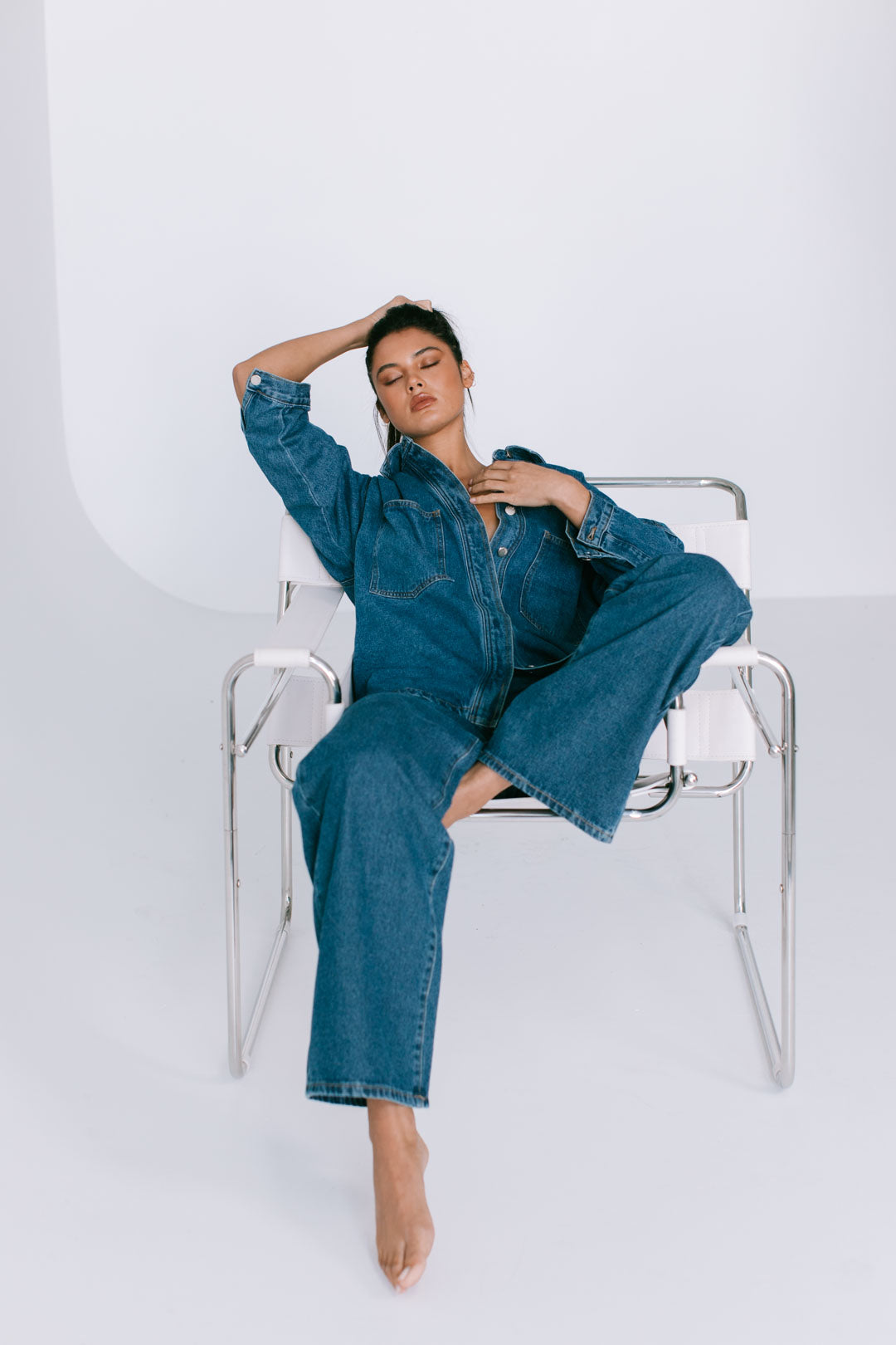 Ilou Denim Shirt - Dark Wash Blue