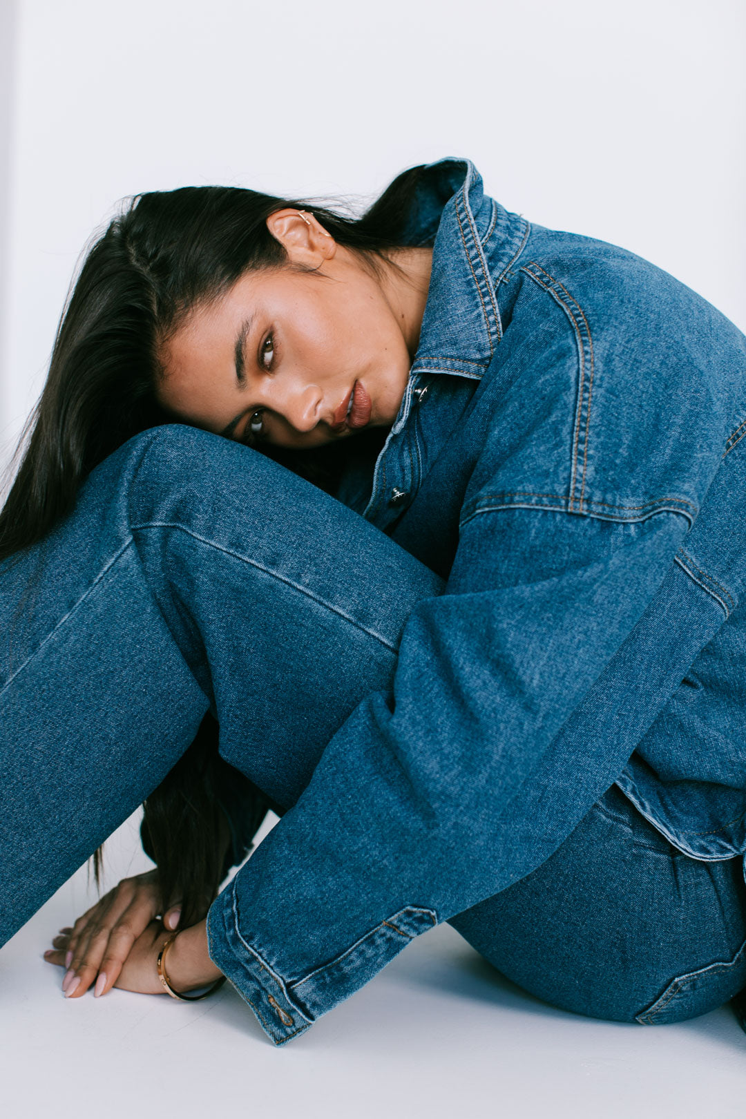 Ilou Denim Shirt - Dark Wash Blue