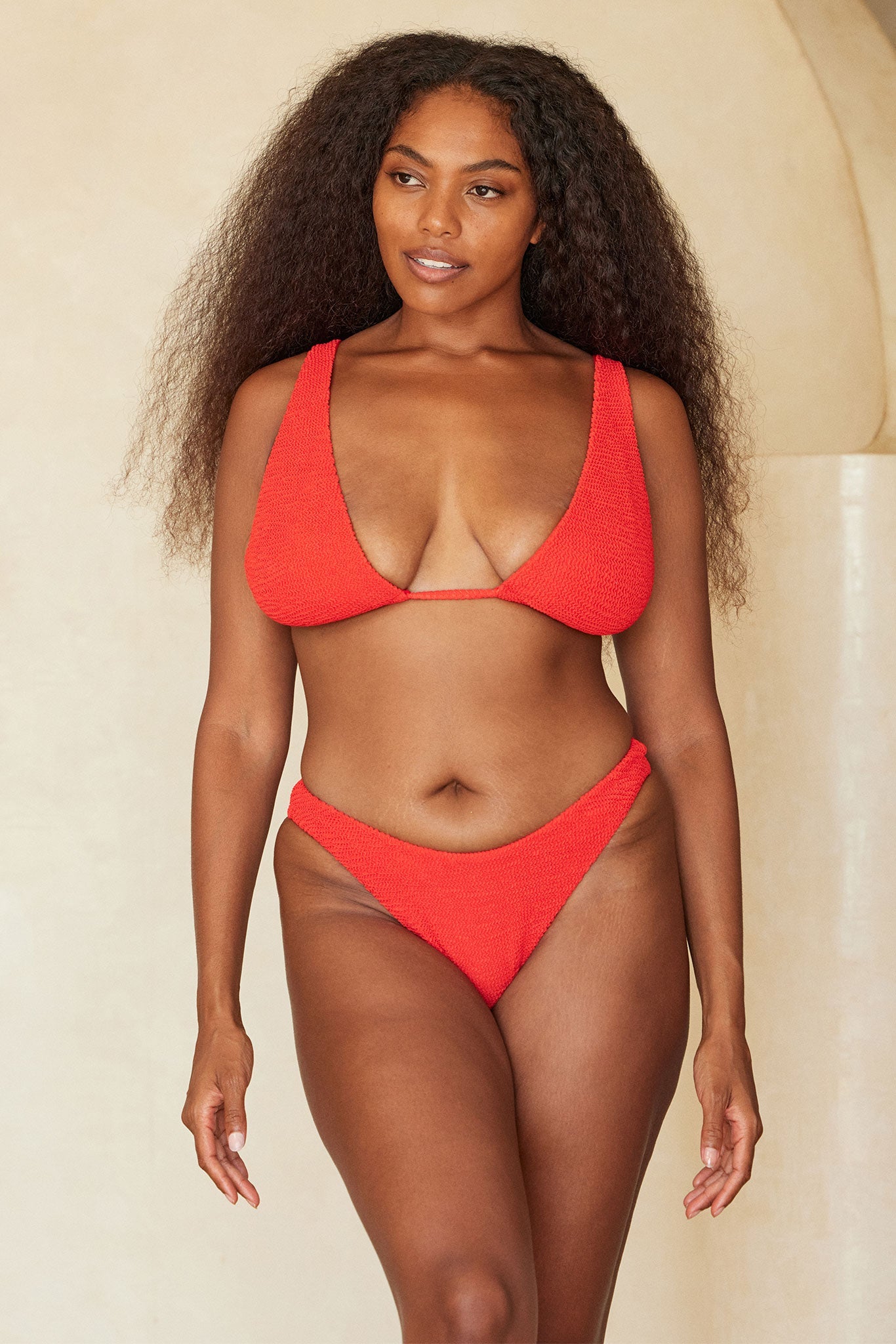 Palm Springs Top - Chili Pepper Crinkle