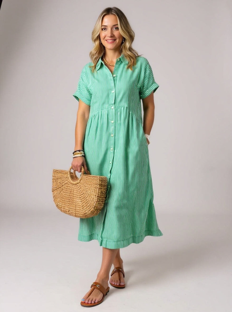 Coastal Striped Dress