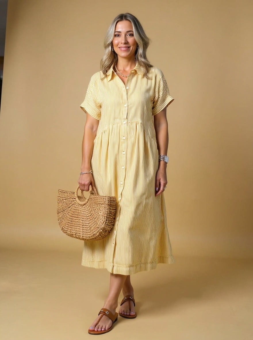 Coastal Striped Dress