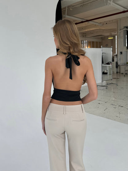Wave top - black
