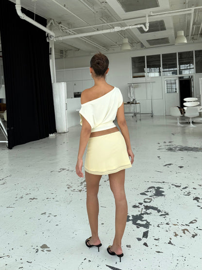 Hera basic top - light yellow