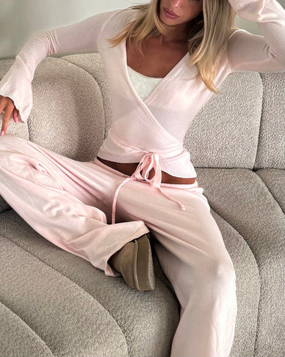 Ballerina knit top - light pink