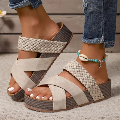 Amelia | Orthopedic Leather Strap Sandals
