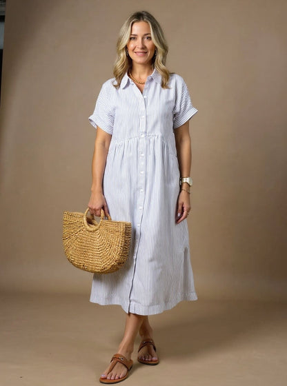 Coastal Striped Dress