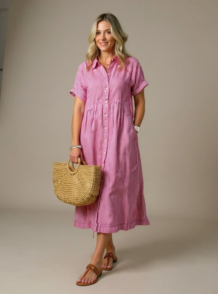 Coastal Striped Dress