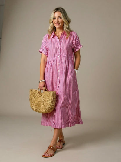 Coastal Striped Dress