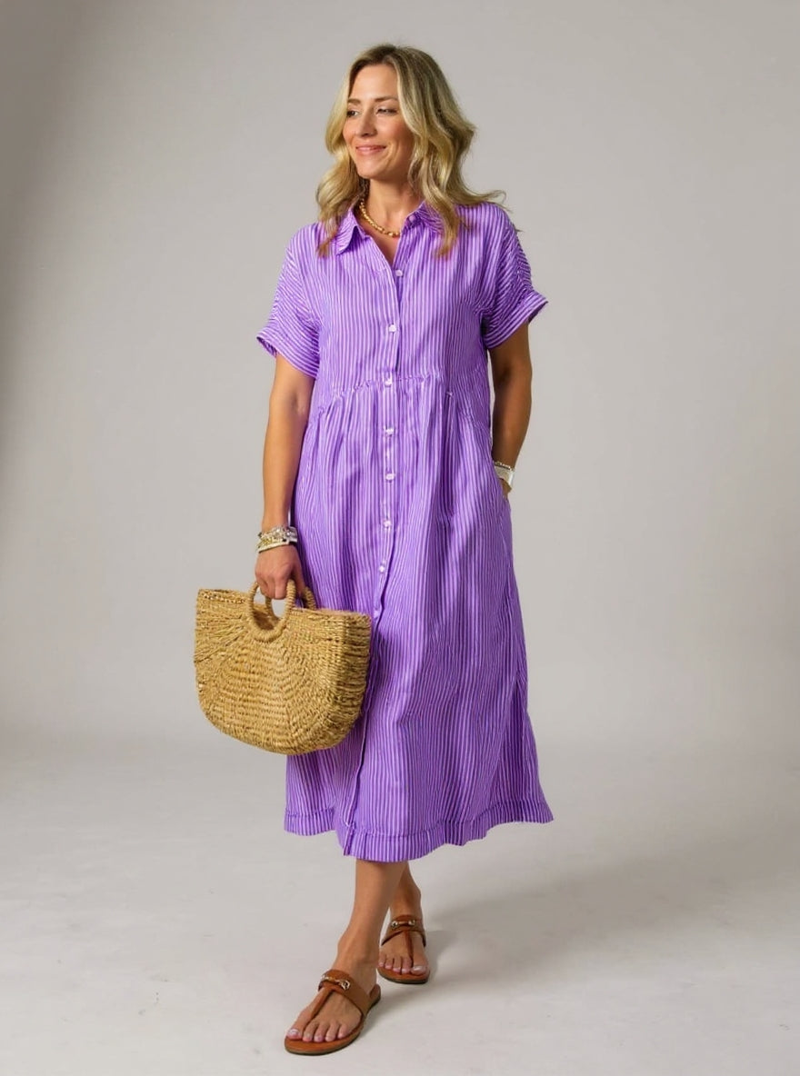 Coastal Striped Dress