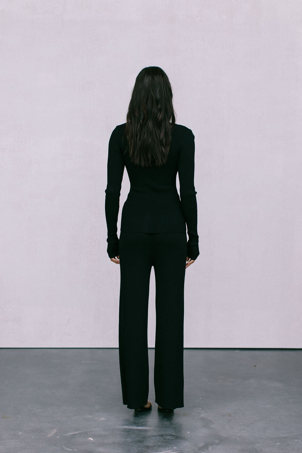Jolene Knit Pants -  Black