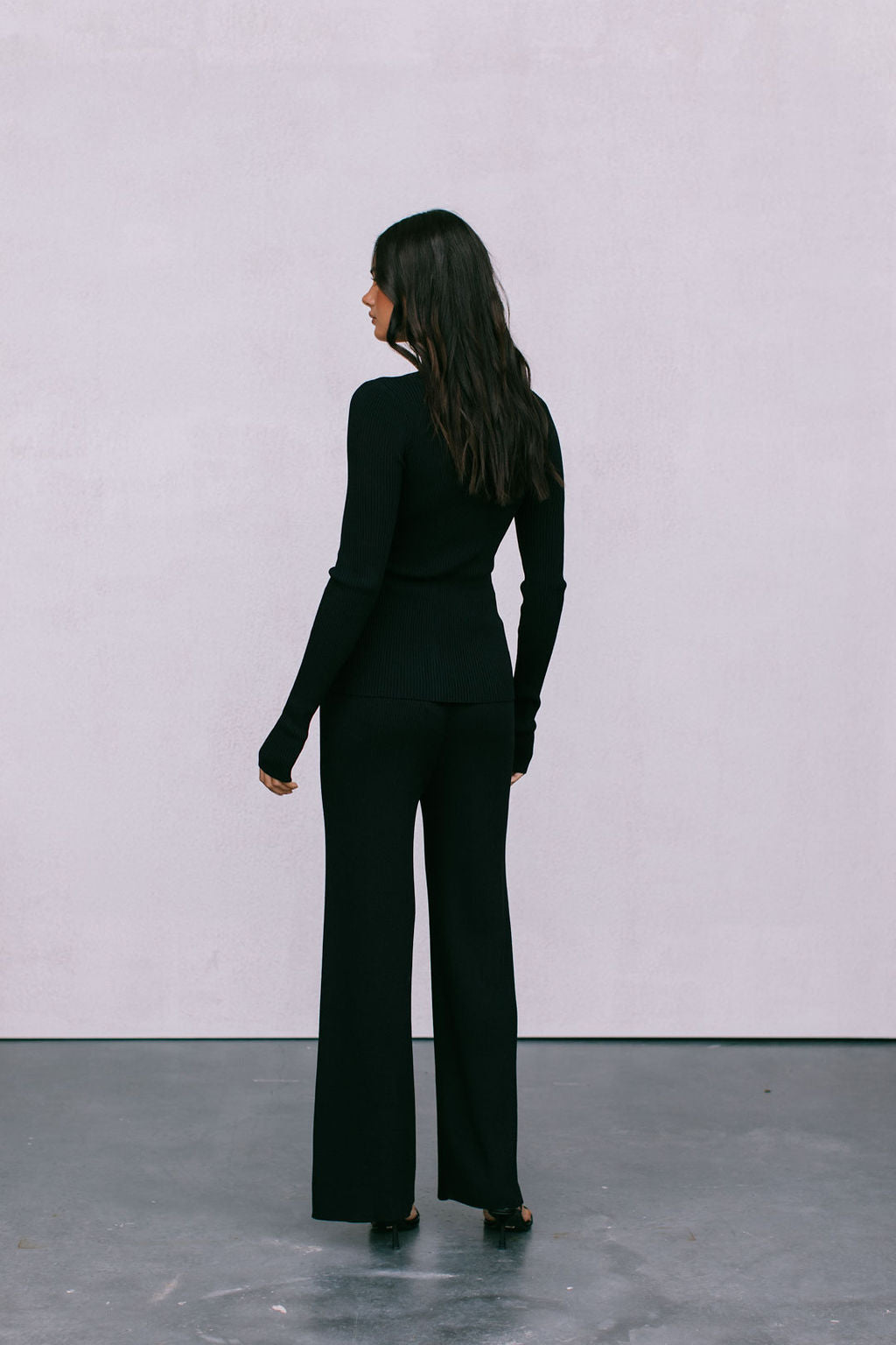 Jolene Knit Pants -  Black