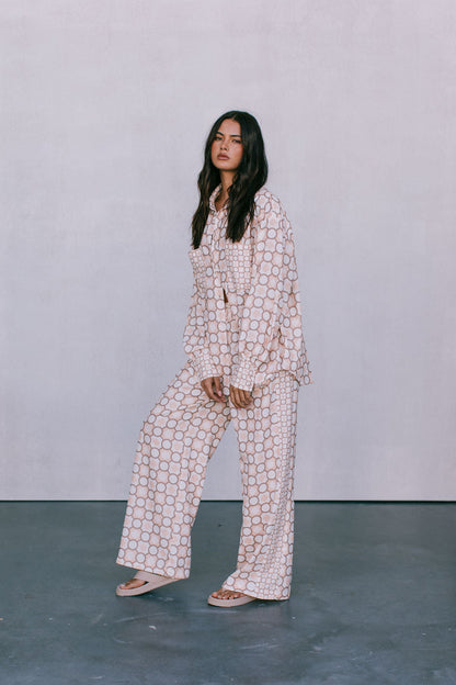 Taurus Pants - Sienna Tile Print
