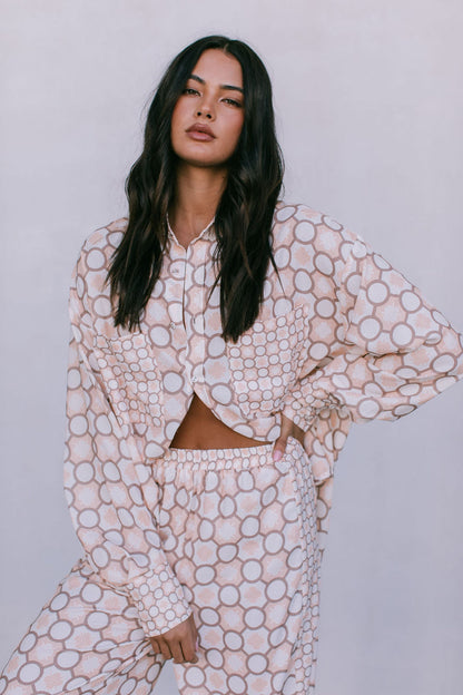 Taurus Pants - Sienna Tile Print