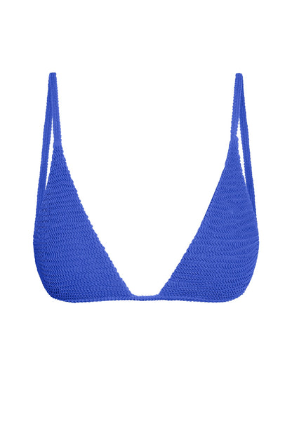 Barbados Top - Cobalt Crinkle