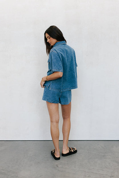 Brittanie Set - Dark Blue Denim