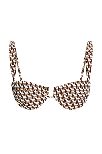 Cala Roja Top - Husk Geo