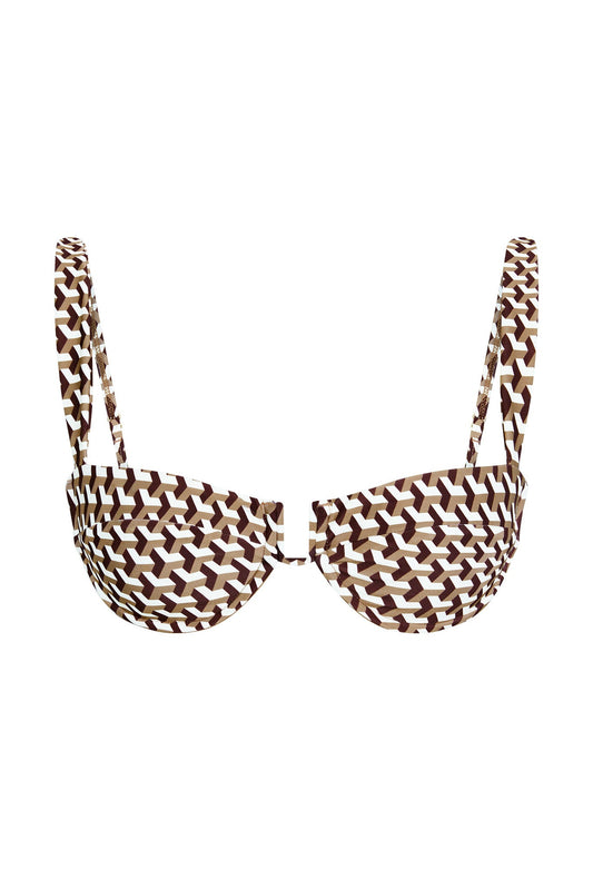 Cala Roja Top - Husk Geo