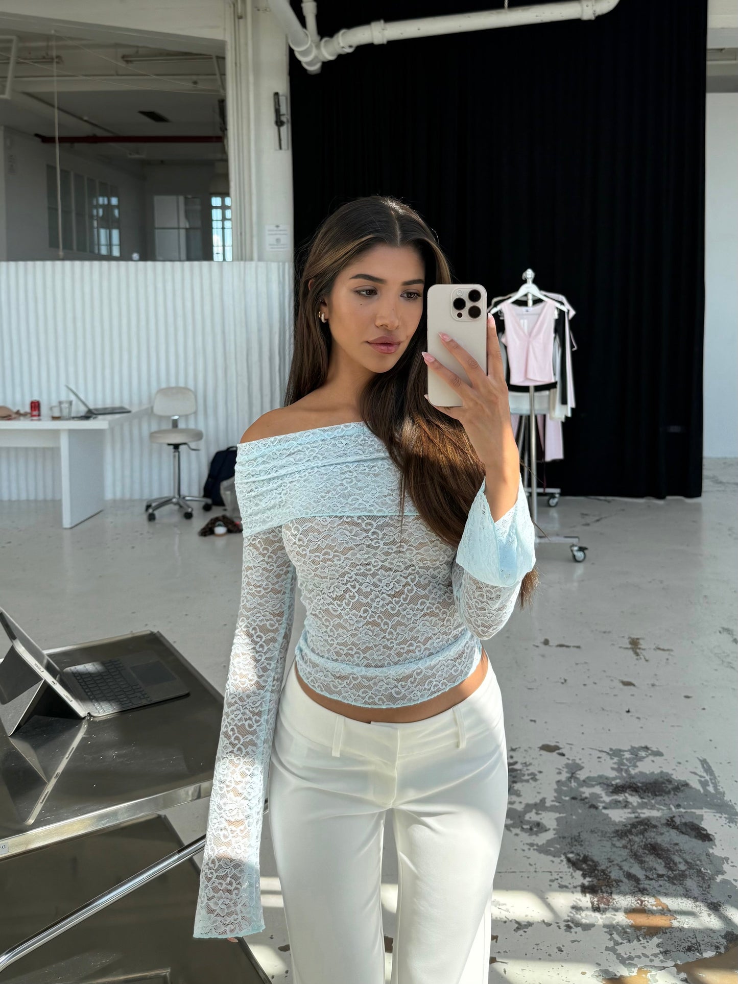 Knit Cardigan - light blue