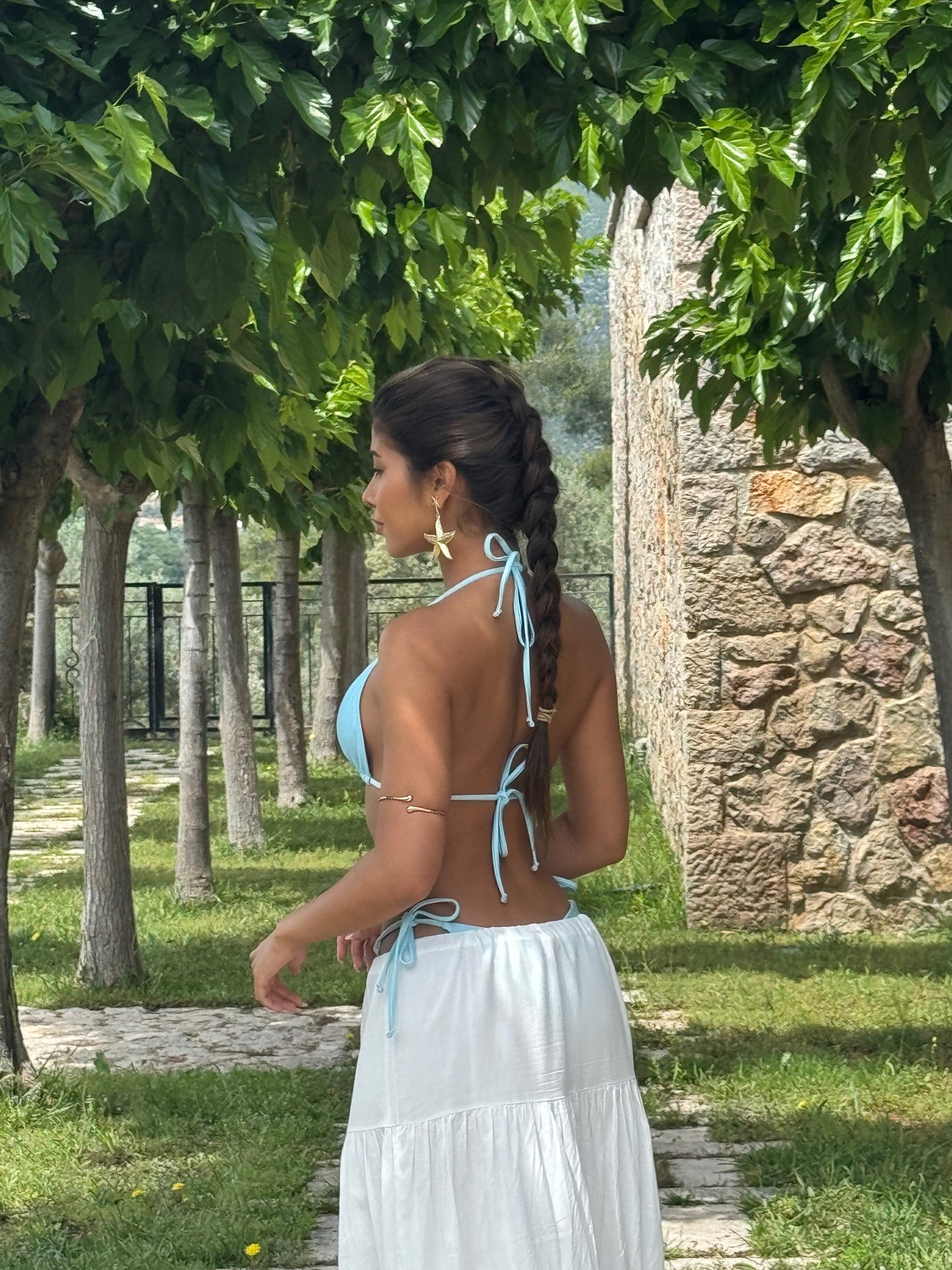 Bikini top - light blue