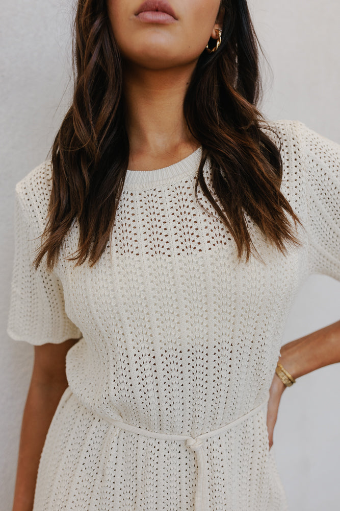 Georgia Mini Dress - Bone