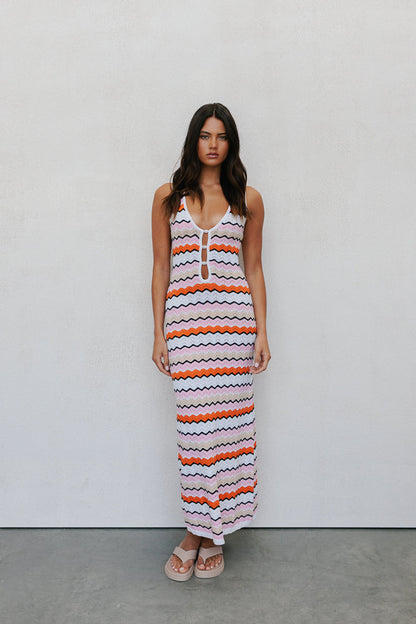 Herbie Midi Dress - Summer Stripe