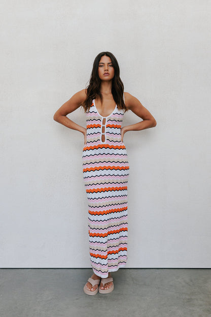Herbie Midi Dress - Summer Stripe